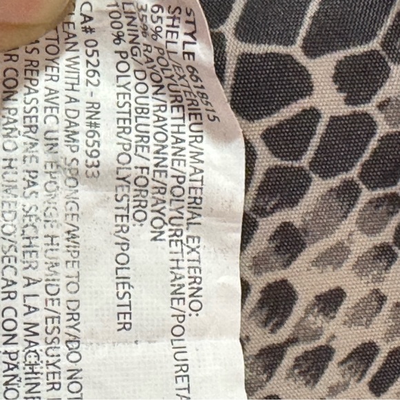 Point Zero Pink Faux Leather Jacket Size S Zipper Pockets EUC - Picture 6 of 6